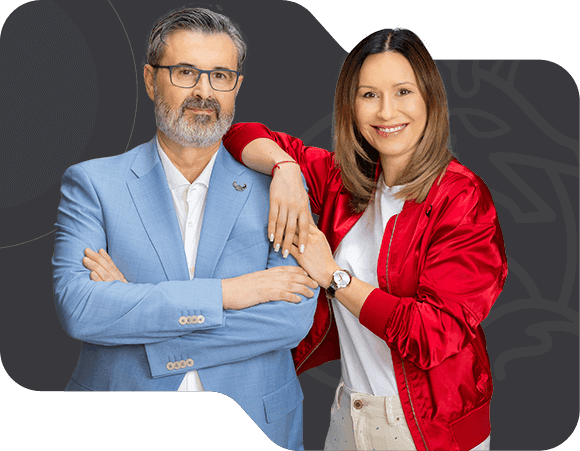 CEO Frank Bekkers i COO Magda Piksa z Mobile Vikings